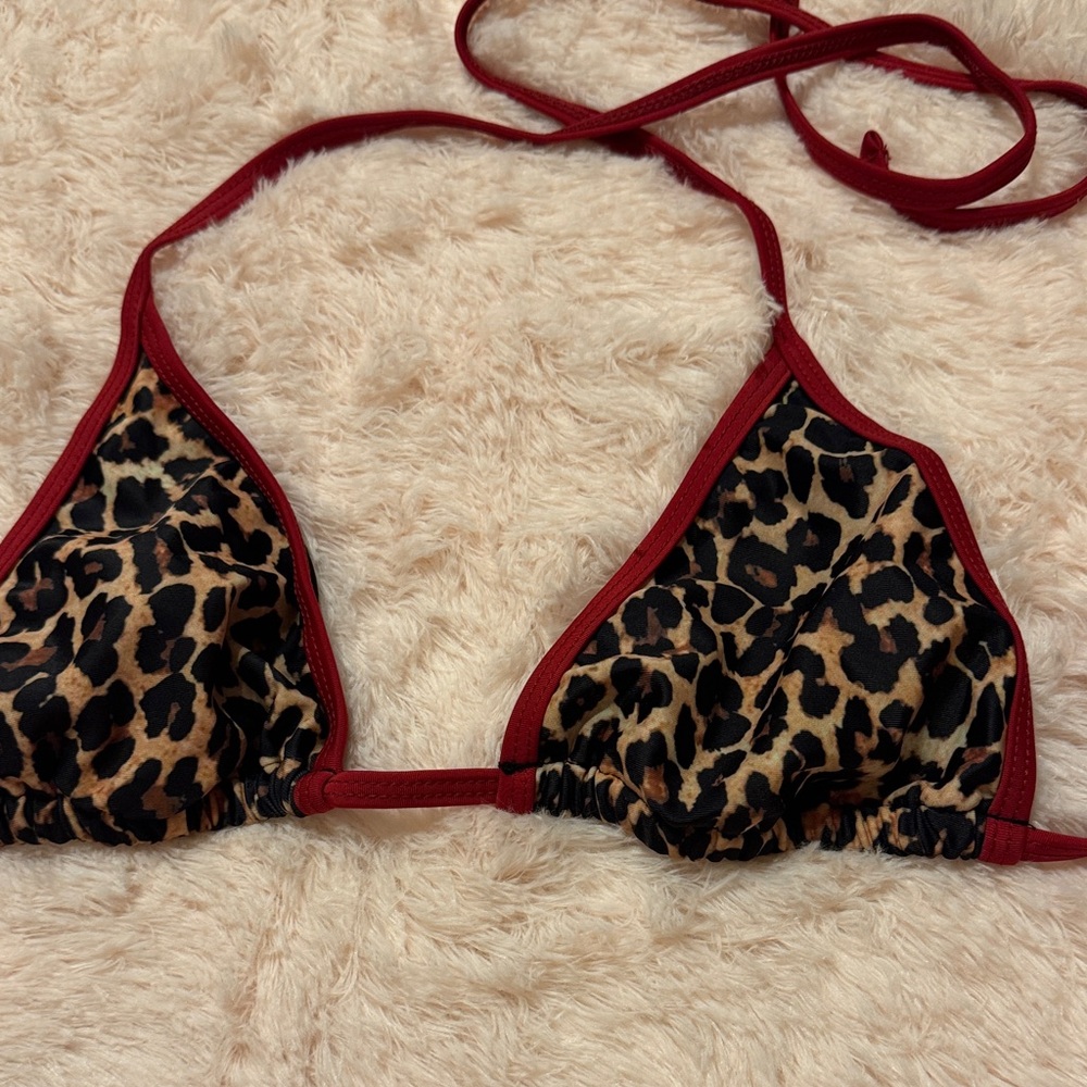 Leopard Print Bikini Set - Picture 2 of 5
